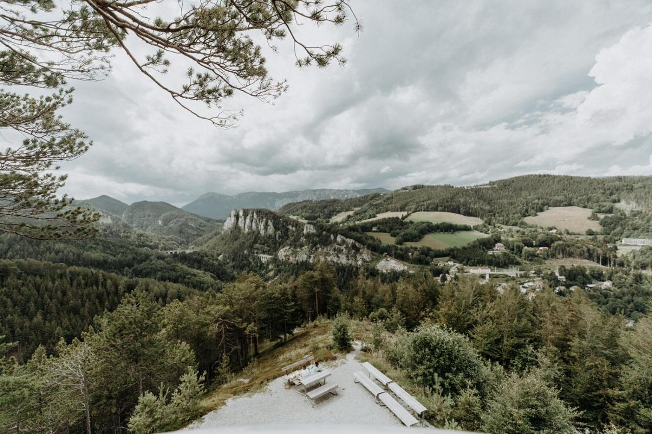 Der Loeffler Am Semmering Bed&Breakfast Bagian luar foto